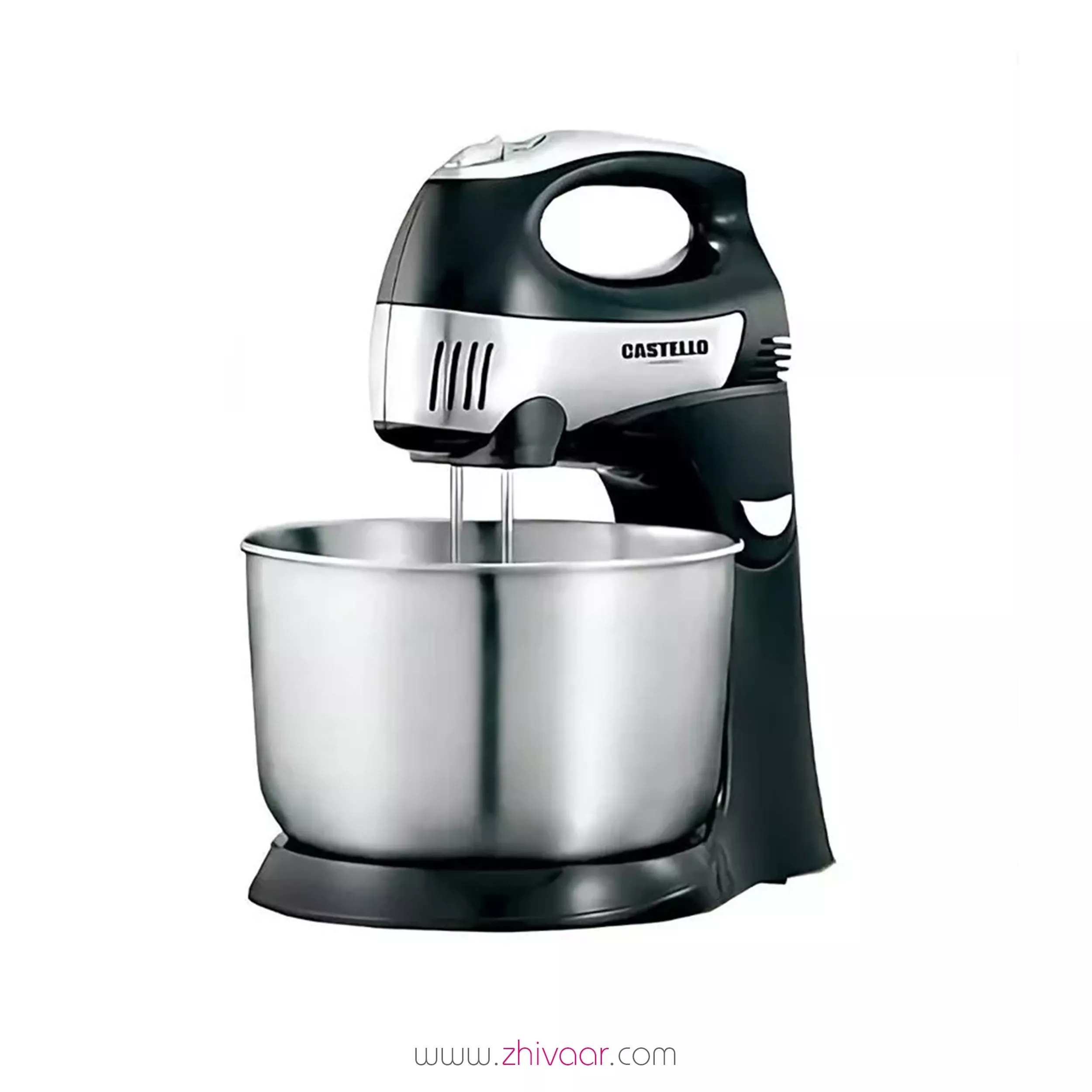 خرید همزن کاسه دار کاستلو مدل CL-700 رنگ مشکي استيل